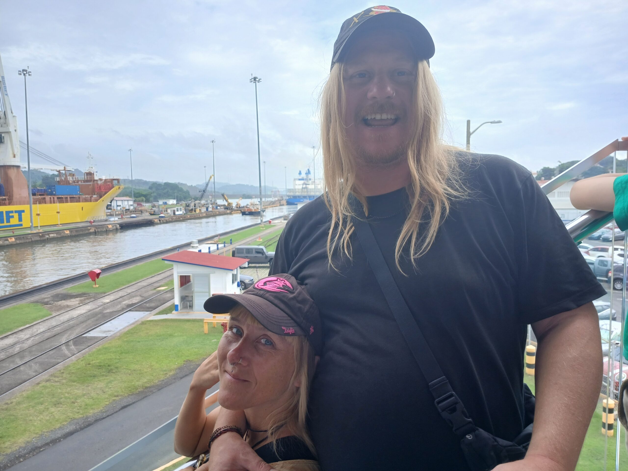 Visitantes en las Esclusas de Miraflores del Canal de Panamá